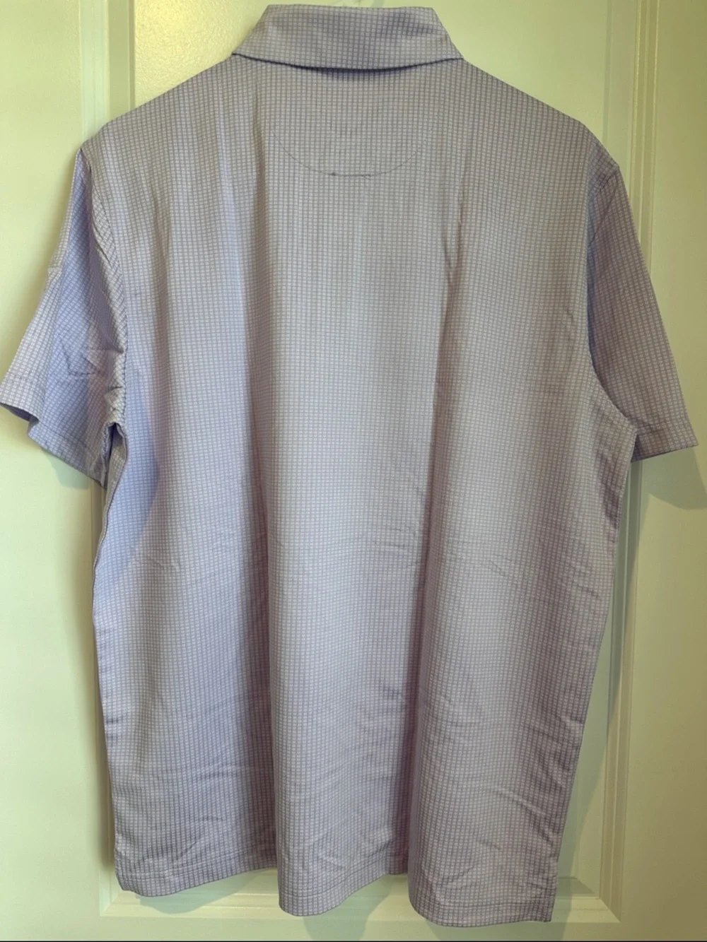Men’s Performance Polo — Light Lavender, Sport/Casual, Short sleeve, Size M